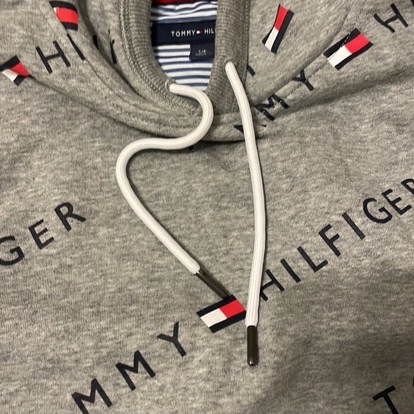 Tommy Hilfiger Grey Hoodie Size Small - Picture 3 of 5